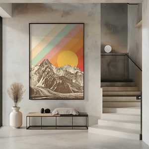 Tablou înramat „Mountainscape Nº1” de Florent Bodart