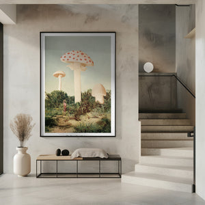 Tablou înramat „The Finest Giant Mushroom” de Florent Bodart