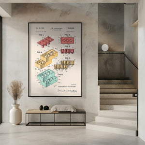 Tablou înramat „Lego Colors” de Florent Bodart