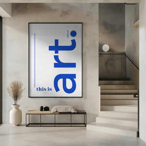 Tablou înramat „Hello Bold Typography” de Athene Fritsch