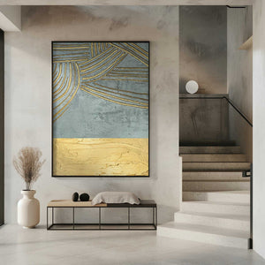 Tablou înramat „Ancient Golden Sun” de Alyson Storms