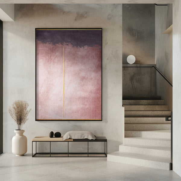 Tablou înramat „Pink and Yellow 2” de Alyson Storms