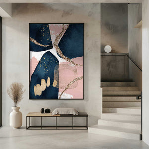 Tablou înramat „Fabulously  Navy -2” de Sally Ann Moss