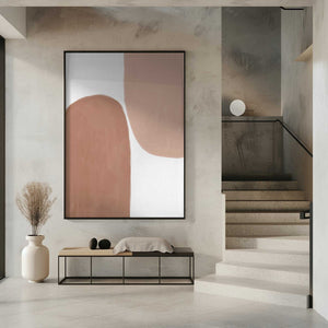 Tablou înramat „Earth Tone Painting” de Melloi Art Prints