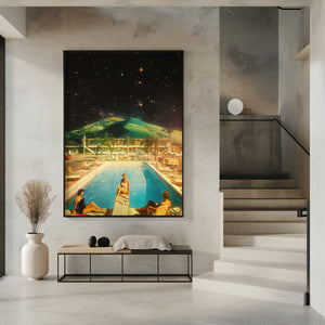 Tablou înramat „Space Pool” de Taudalpoi