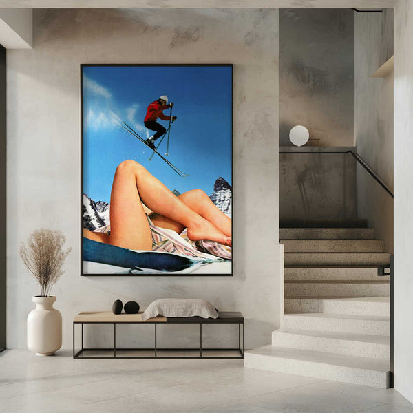 Tablou înramat „The Big Jump” de Taudalpoi