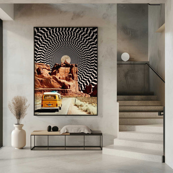 Tablou înramat „The Real Road Trip” de Taudalpoi