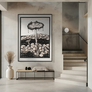 Tablou înramat „Dripping Mushroom 1916” de Julie De Graag