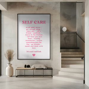 Tablou înramat „Essentials of Caring” de Athene Fritsch