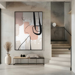 Tablou înramat „Smooth Shapes 3” de Sally Ann Moss