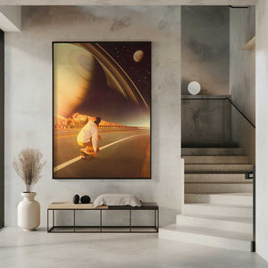 Tablou înramat „Space Sk8er” de Taudalpoi