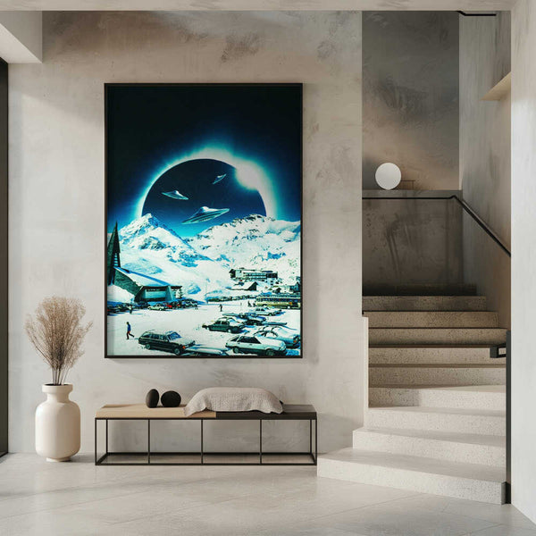 Tablou înramat „Winter Eclipse” de Taudalpoi