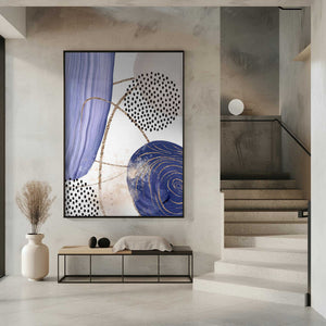 Tablou înramat „Circle of Colour-3” de Sally Ann Moss