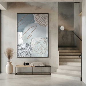Tablou înramat „Grey Cloud-2” de Sally Ann Moss