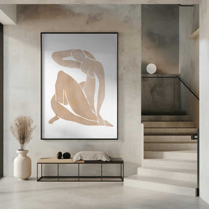Tablou înramat „Women Shape Abstract Art” de Melloi Art Prints
