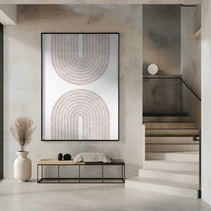 Tablou înramat „Arch Line Art” de Melloi Art Prints