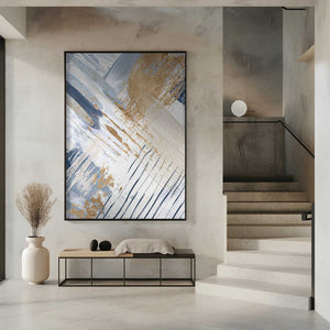 Tablou înramat „Serenity in Blue-2” de Sally Ann Moss