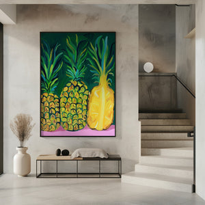 Tablou înramat „Pineapples” de Alice Straker