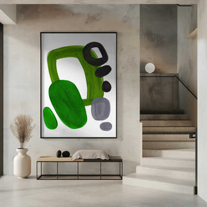 Tablou înramat „Midcentury Olive” de Ejaaz Haniff