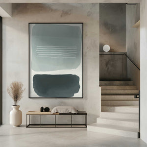Tablou înramat „Watercolor Shapes Series #1” de jay stanley