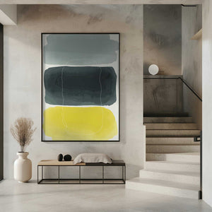 Tablou înramat „Watercolor Shapes Series #3” de jay stanley