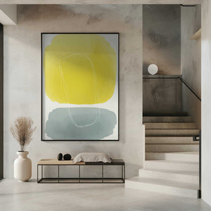 Tablou înramat „Watercolor Shapes Series #4” de jay stanley