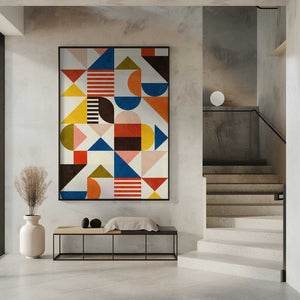 Tablou înramat „Bauhaus Fun” de Ana Rut Bre