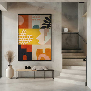 Tablou înramat „Playing Around Shapes 6” de Ana Rut Bre