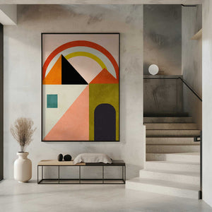 Tablou înramat „Playing Around Shapes” de Ana Rut Bre