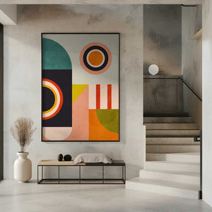 Tablou înramat „Playing Around Shapes 2” de Ana Rut Bre