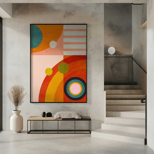 Tablou înramat „Playing Around Shapes 3” de Ana Rut Bre
