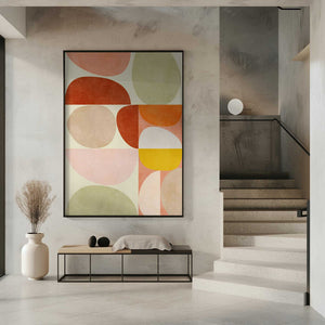 Tablou înramat „Pastel Geometry” de Ana Rut Bre