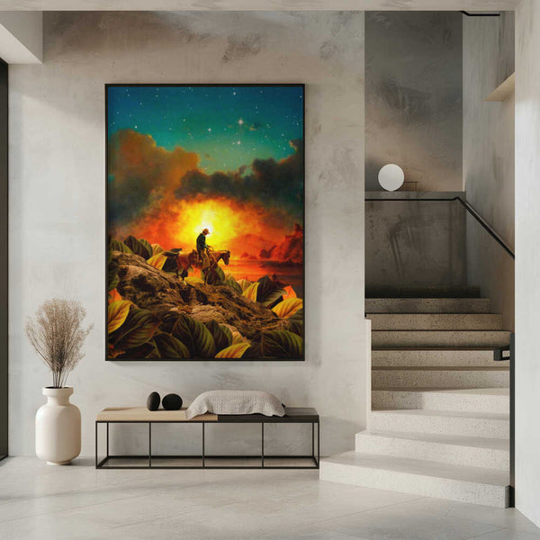 Tablou înramat „Cowboy II” de Taudalpoi