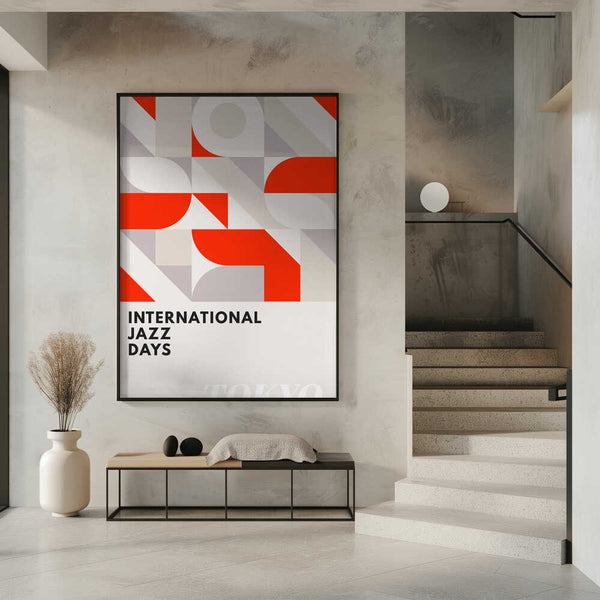 Tablou înramat „Jazz Days Tokyo” de Kubistika