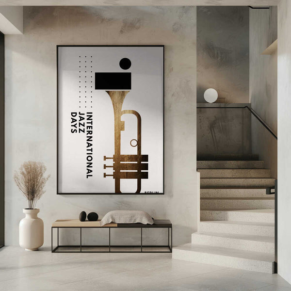 Tablou înramat „Jazzy Days 1” de Kubistika