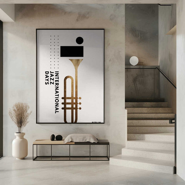 Tablou înramat „Jazzy Days 2” de Kubistika