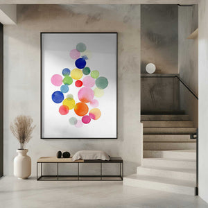Tablou înramat „Bubbles” de Louise van Terheijden
