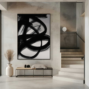 Tablou înramat „Abstract Brush Strokes 5 A1” de Mareike Böhmer