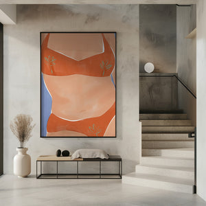 Tablou înramat „Bikini Babe” de Ivy Green Illustrations
