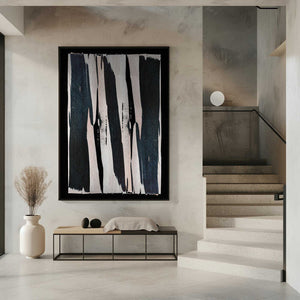 Tablou înramat „Monochrome Stripes” de Shot by Clint