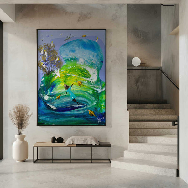 Tablou înramat „A new beginning” de Adam Bogusz