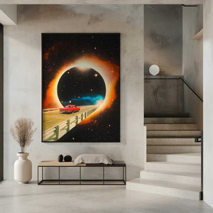 Tablou înramat „A Space Journey Begins” de Taudalpoi