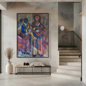 Tablou înramat „The Musicians” de Ricardo Maya