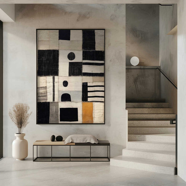 Tablou înramat „Patchwork Symphony” de Treechild