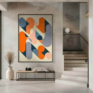 Tablou înramat „Geometrics 2” de Jazzberry Blue