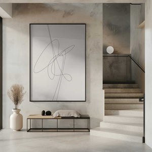 Tablou înramat „Brown Abstract” de Oju Design