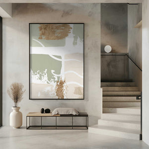 Tablou înramat „simply green-1” de Sally Ann Moss
