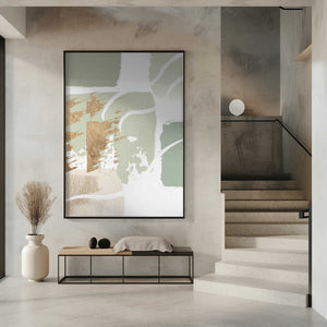 Tablou înramat „simply green-2” de Sally Ann Moss