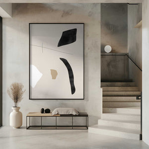 Tablou înramat „Graphic Shapes and Lines Poster” de Elena Ristova