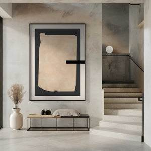 Tablou înramat „Abstract Beige Painting” de Elena Ristova